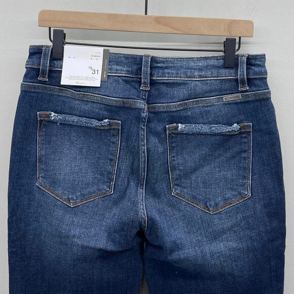 Kancan High Rise Dark Wash Super Skinny Denim Jeans Style‎ KC9134D - Picture 4 of 6